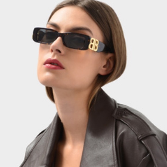 Brand New 2021 Sunglasses Balenciaga BB0096/S 002 - Picture 12 of 13